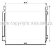 AVA QUALITY COOLING rta5466d -  Конденсатор, кондиционер